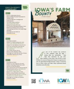 Iowa's Farm Bounty Itinerary
